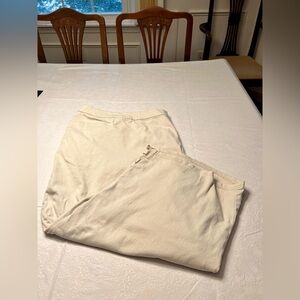 Catherines Women's Light Beige Capris